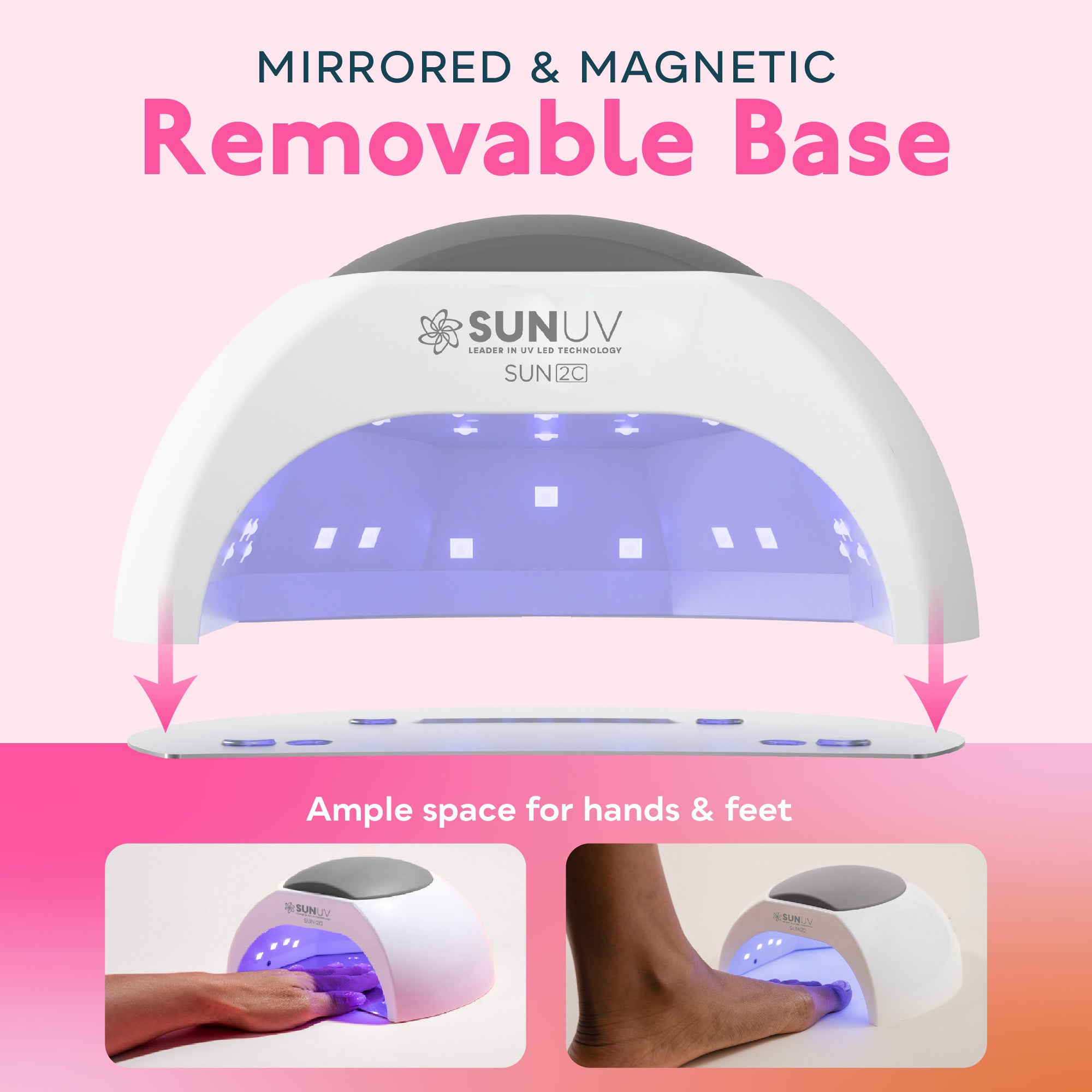 SUN2C UV LED Nail Lamp Grey