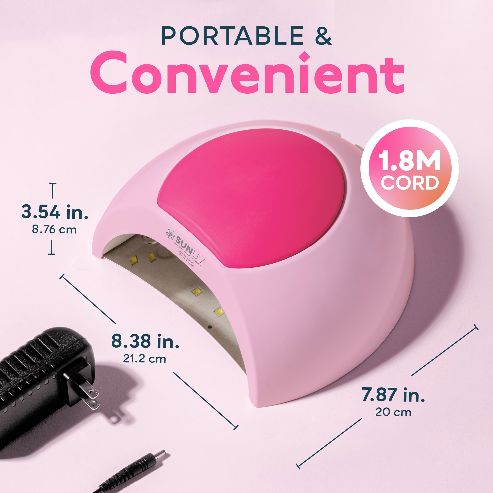 SUN2C UV LED Nail Lamp Pink