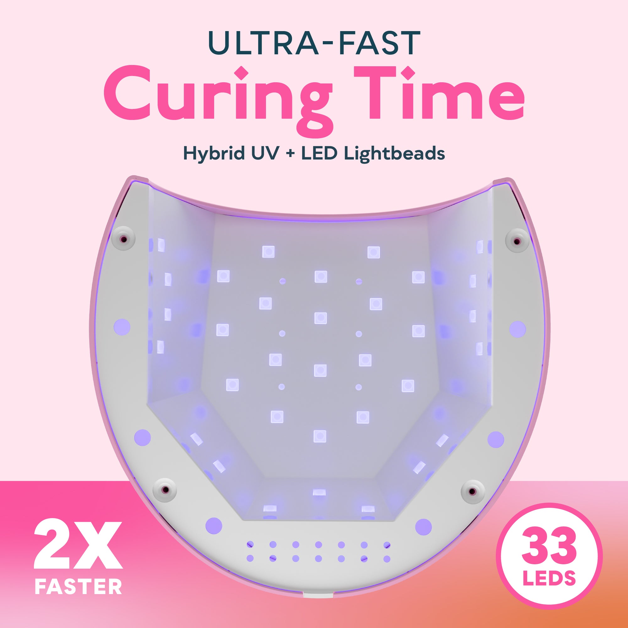 SUN2C UV LED Nail Lamp Pink