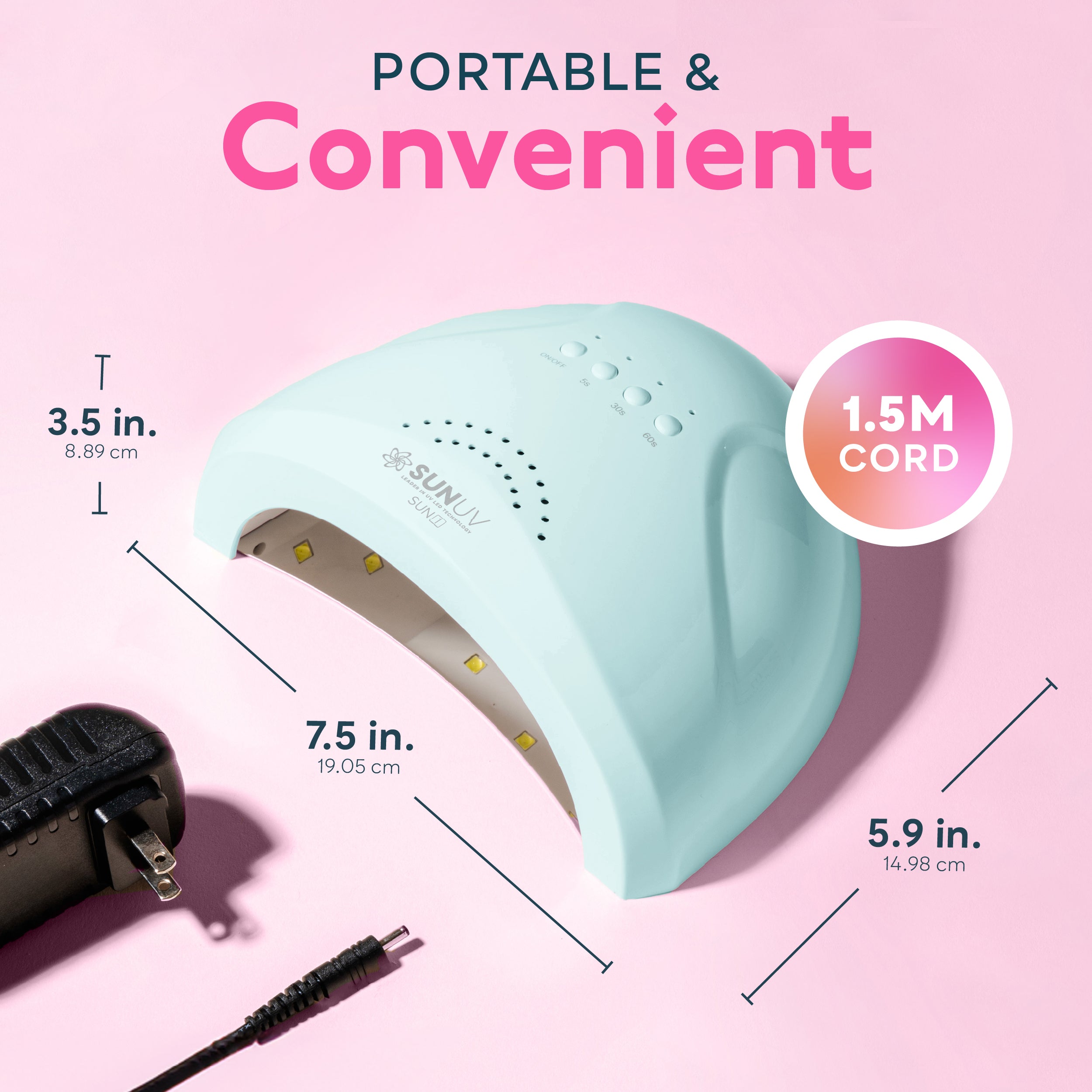 SUN1 UV LED Nail Lamp Blue