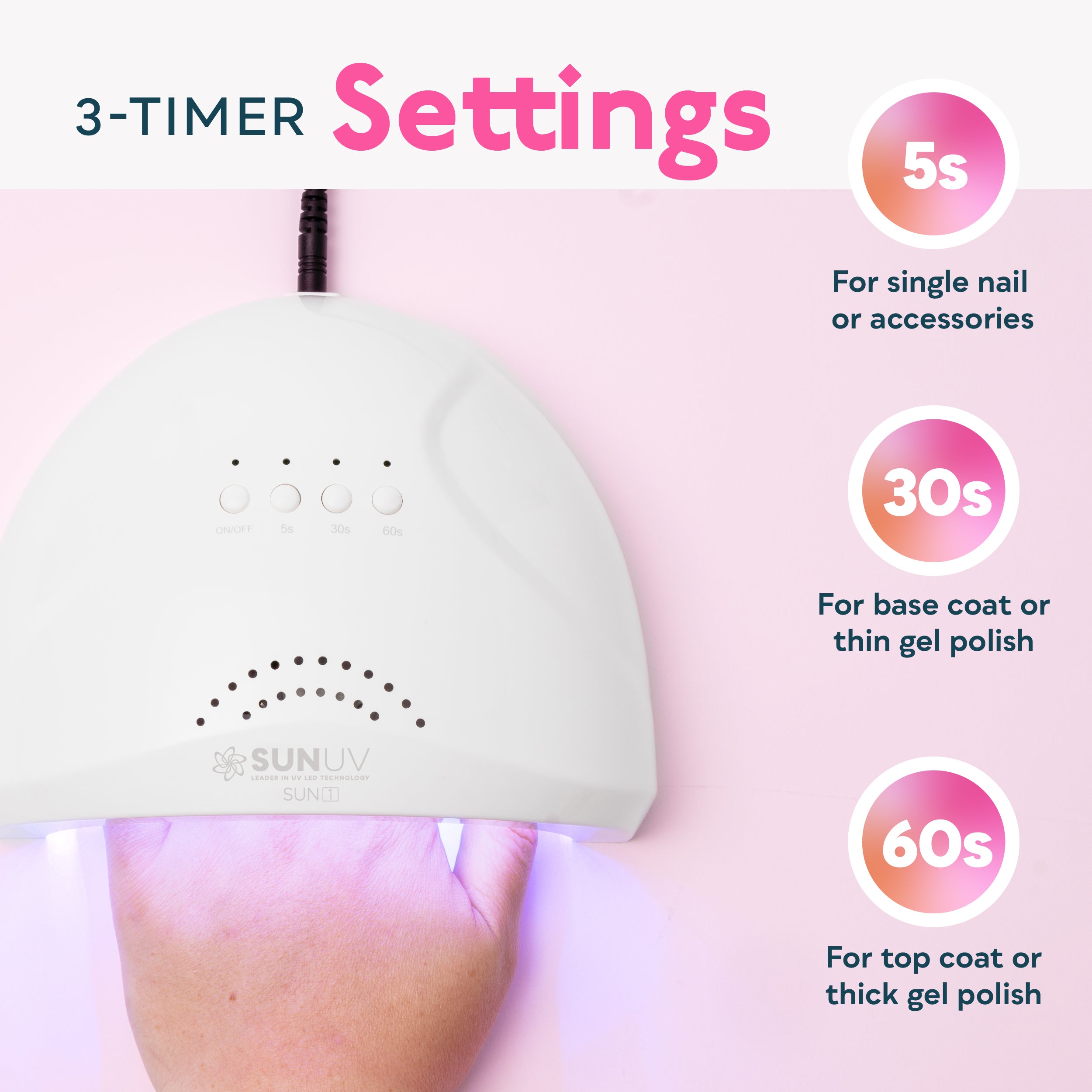 SUN1 UV LED Nail Lamp