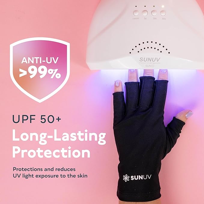 Anti UV Gloves for Gel Nail Lamp