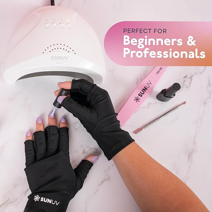 Anti UV Gloves for Gel Nail Lamp