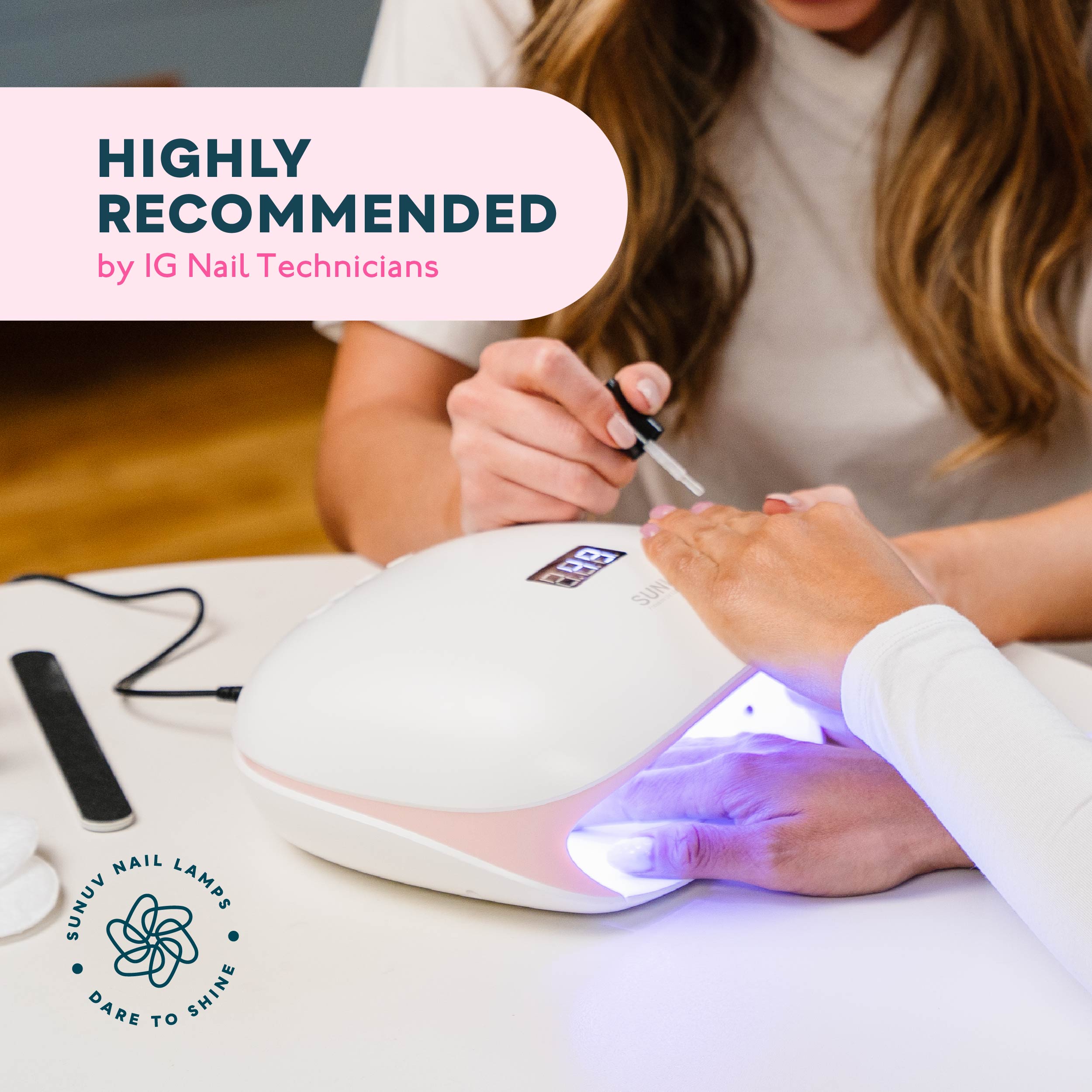 SUN4S UV LED Nail Lamp Pink