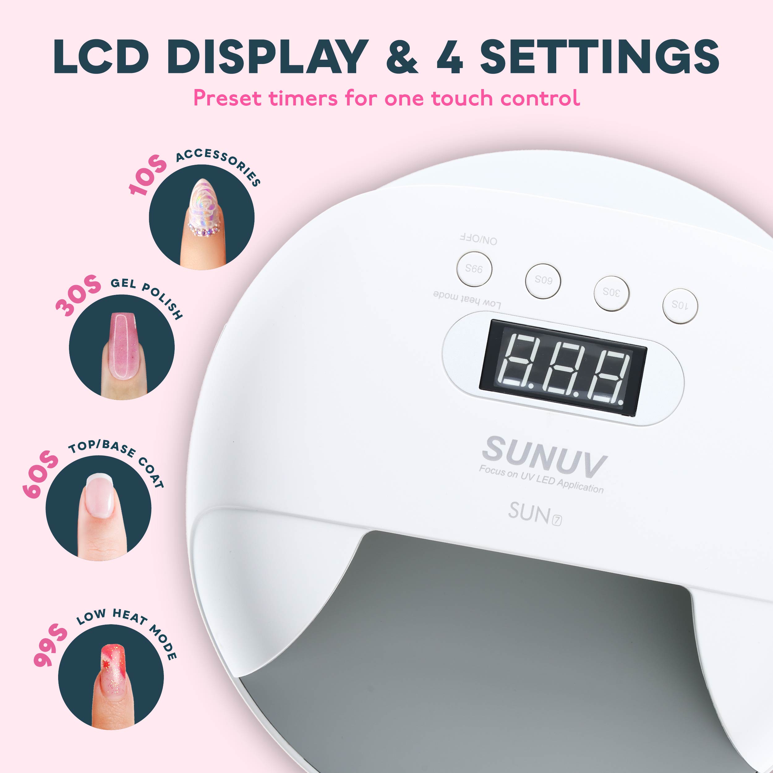 SUN7 UV LED Nail Lamp