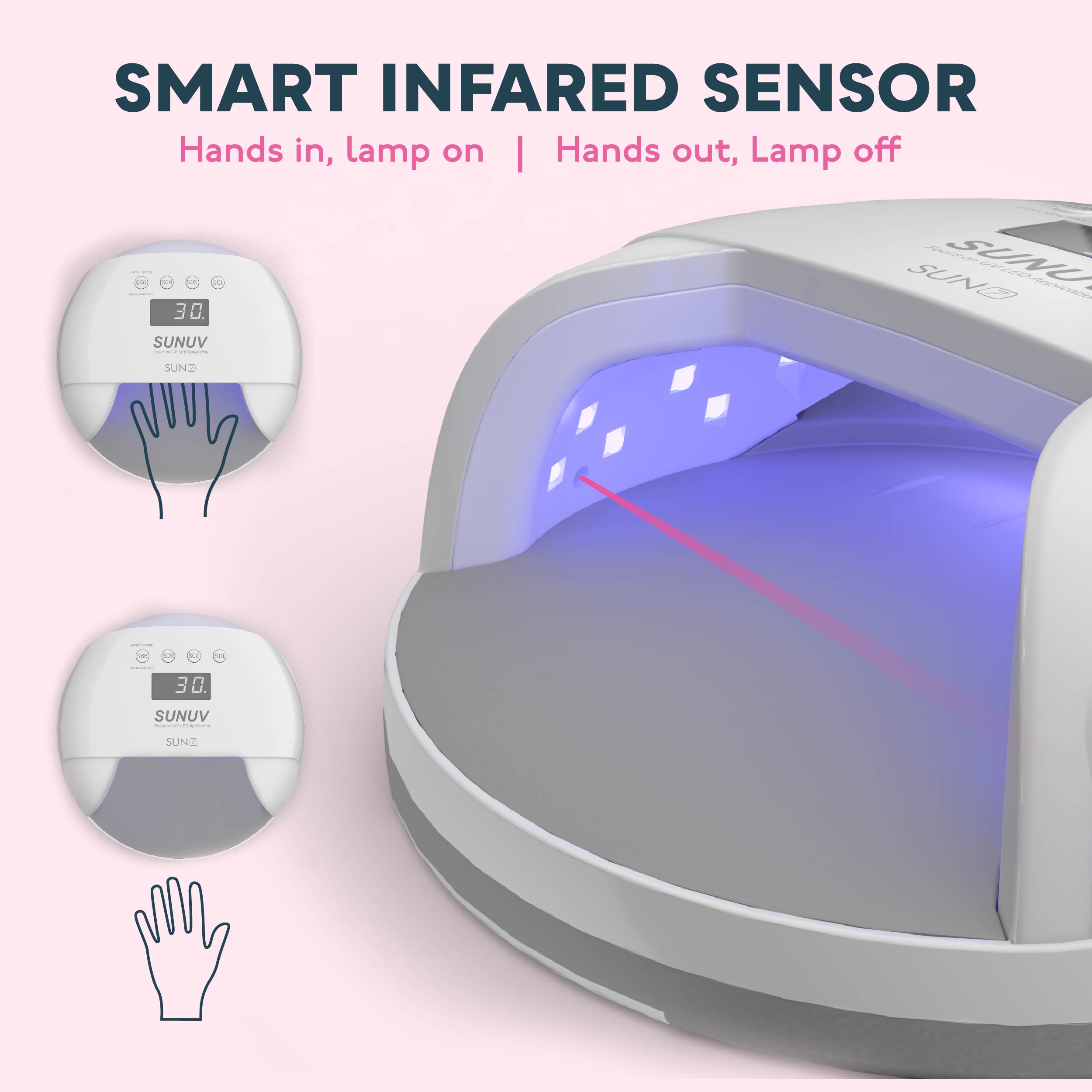 SUN7 UV LED Nail Lamp