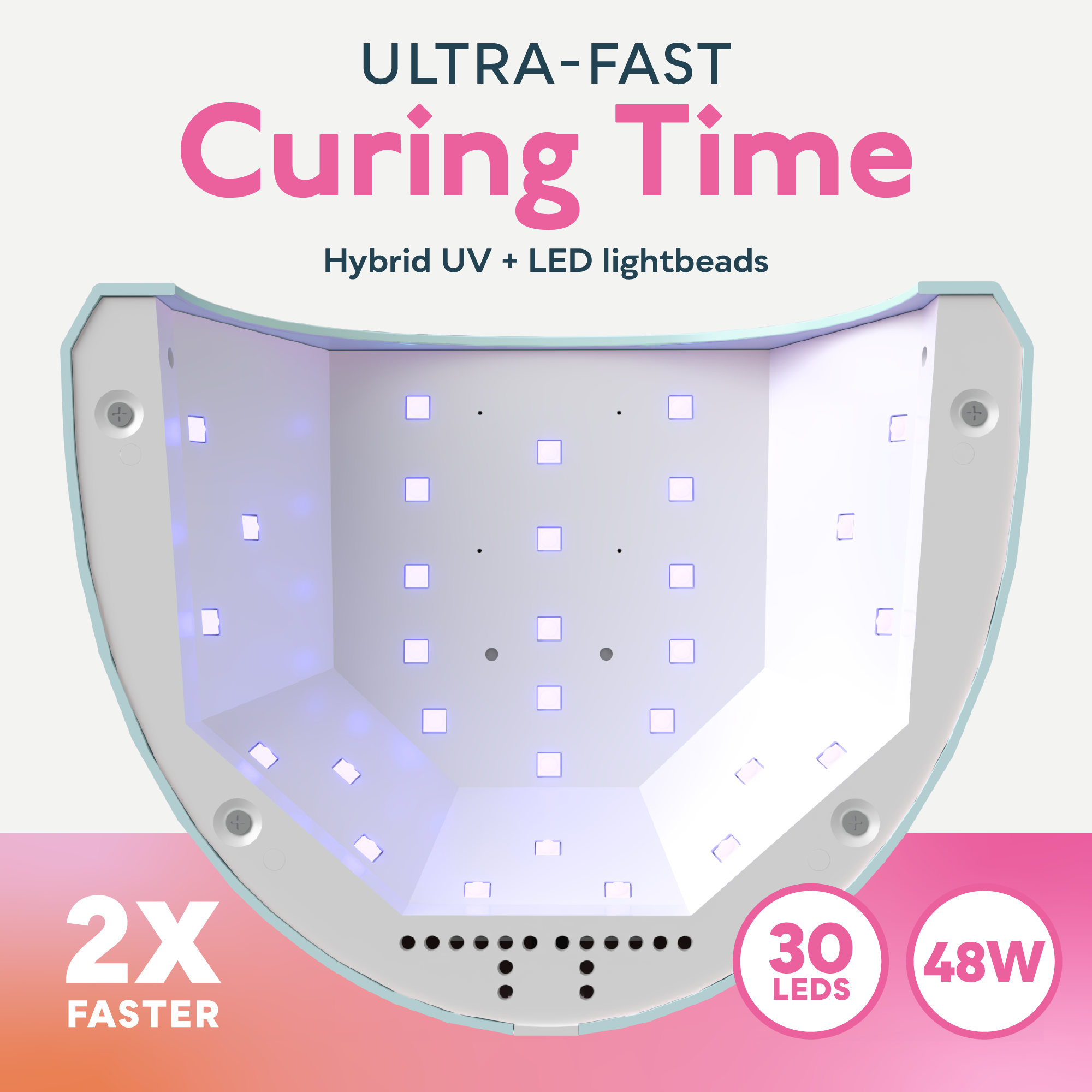 SUN1 UV LED Nail Lamp Blue