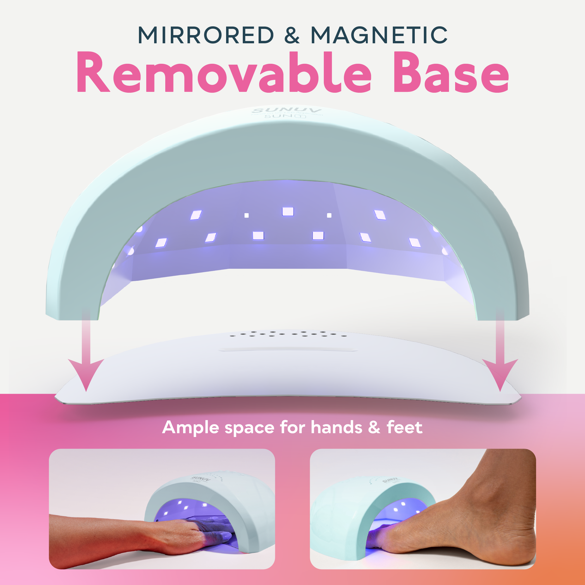 SUN1 UV LED Nail Lamp Blue