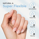 SUNUV 600 PCS Short Almond Gel Nail Tips