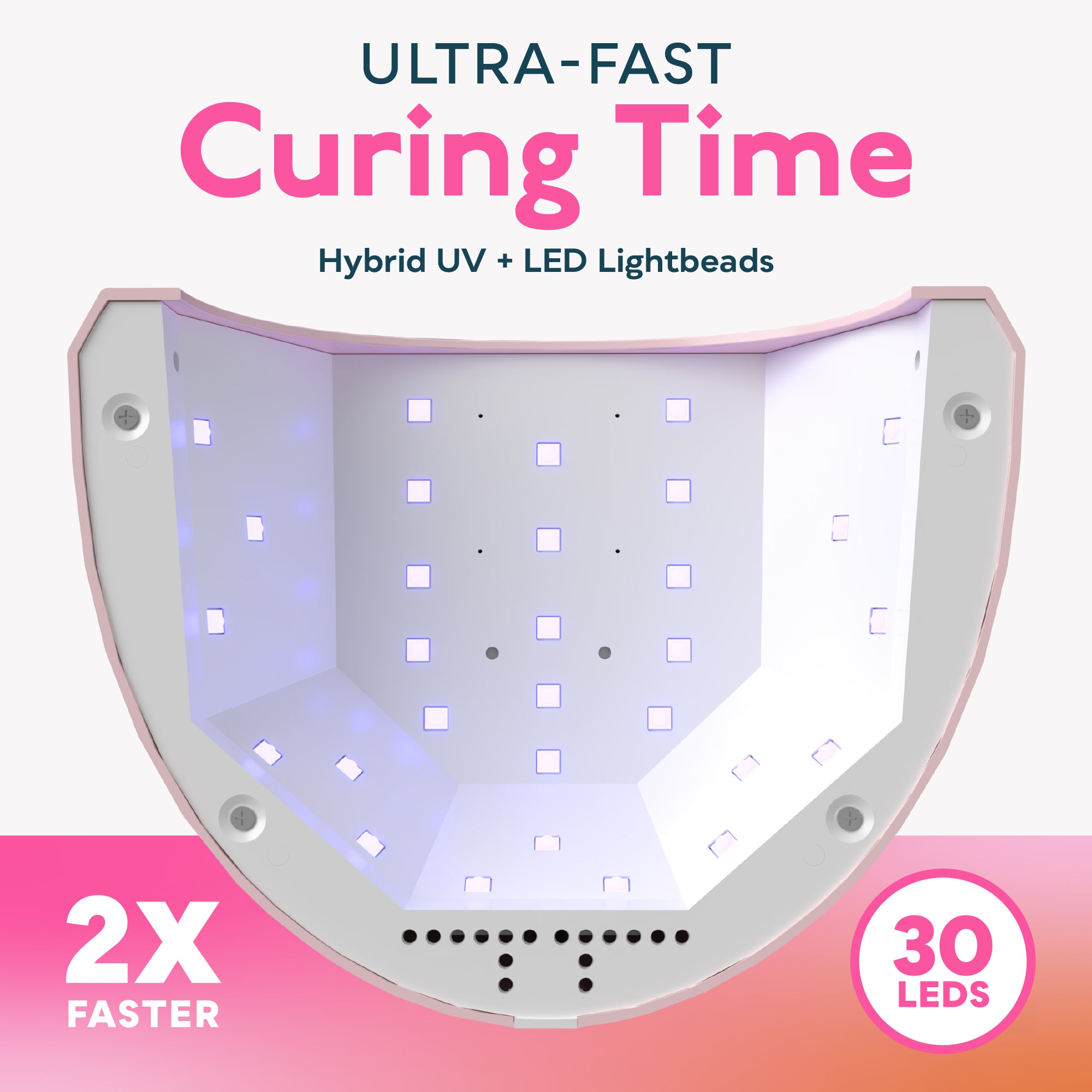 SUN1 UV LED Nail Lamp Pink