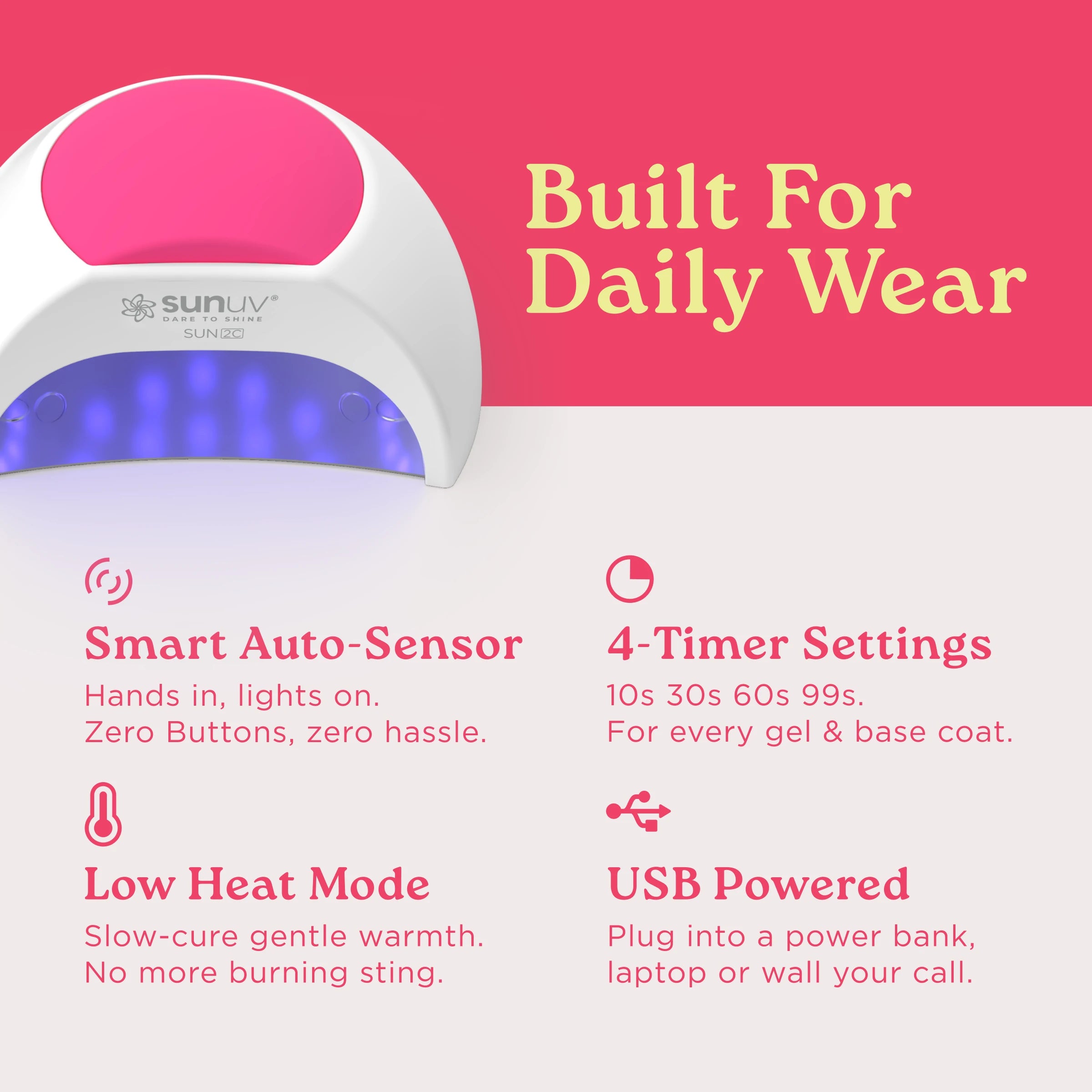 SUN2C UV LED Nail Lamp