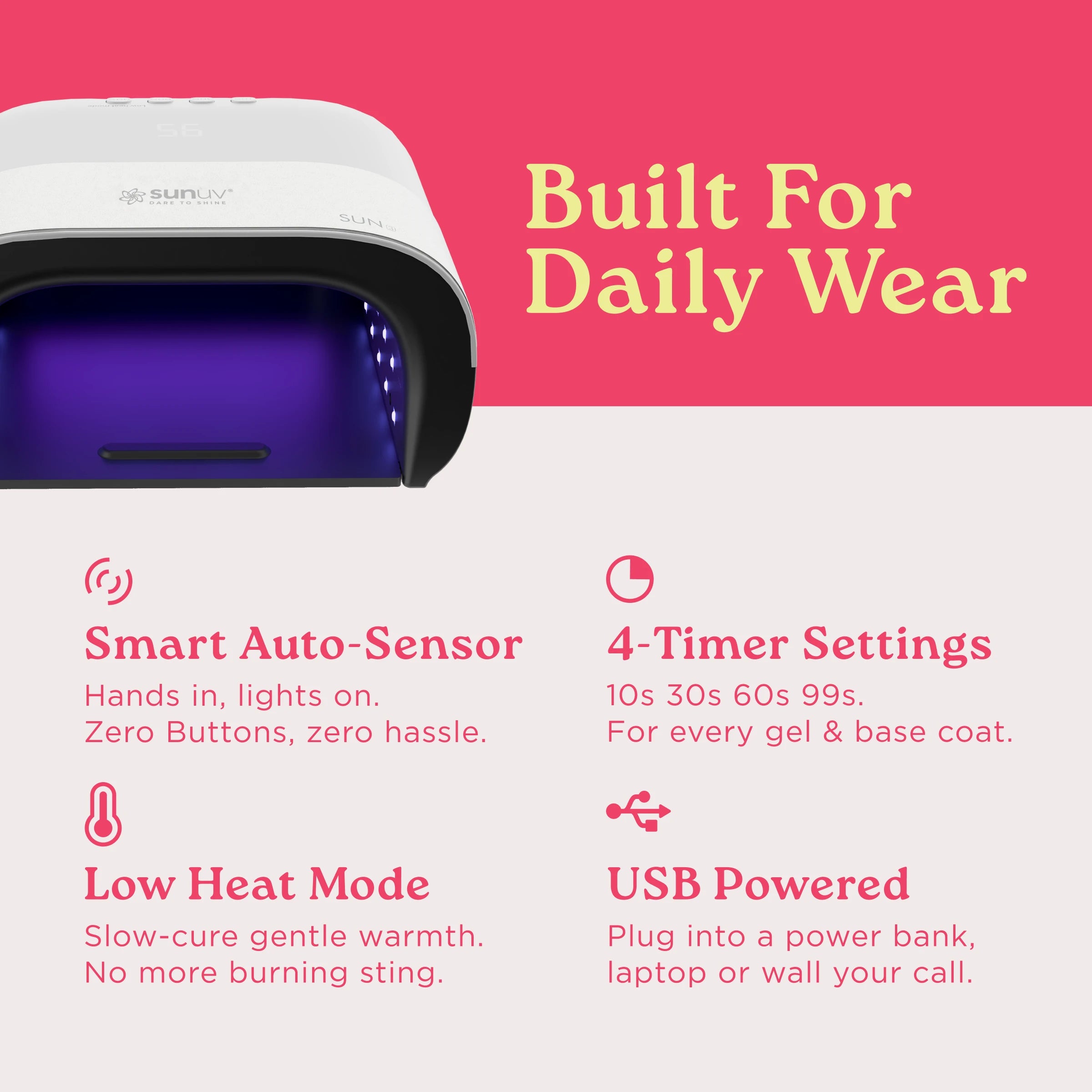 SUN3 UV LED Nail Lamp