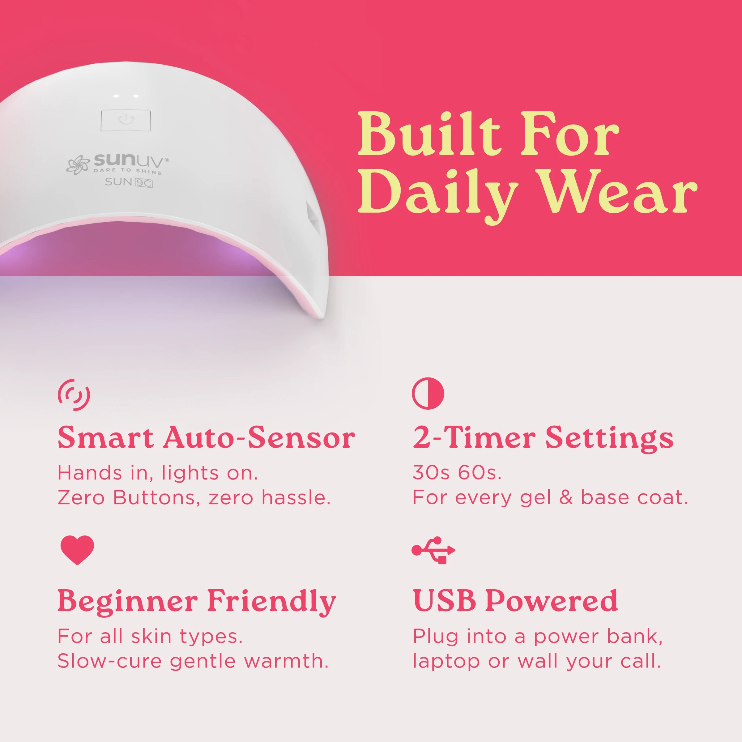 SUN9C UV LED Nail Lamp