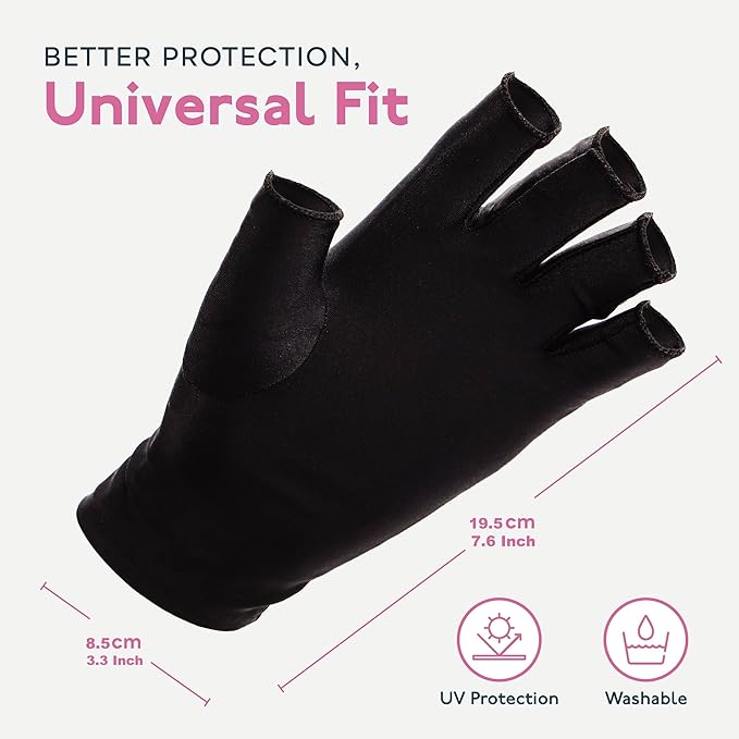 Anti UV Gloves for Gel Nail Lamp