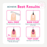 6 Colors Hema-Free Gel Nail Polish Set