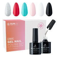 6 Colors Hema-Free Gel Nail Polish Set