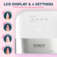 Sun3 UV LED Nail Lamp: Salon-Quality Nail Care at Home