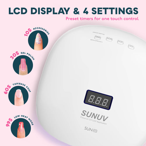 SUN4S UV LED Nail Lamp Pink