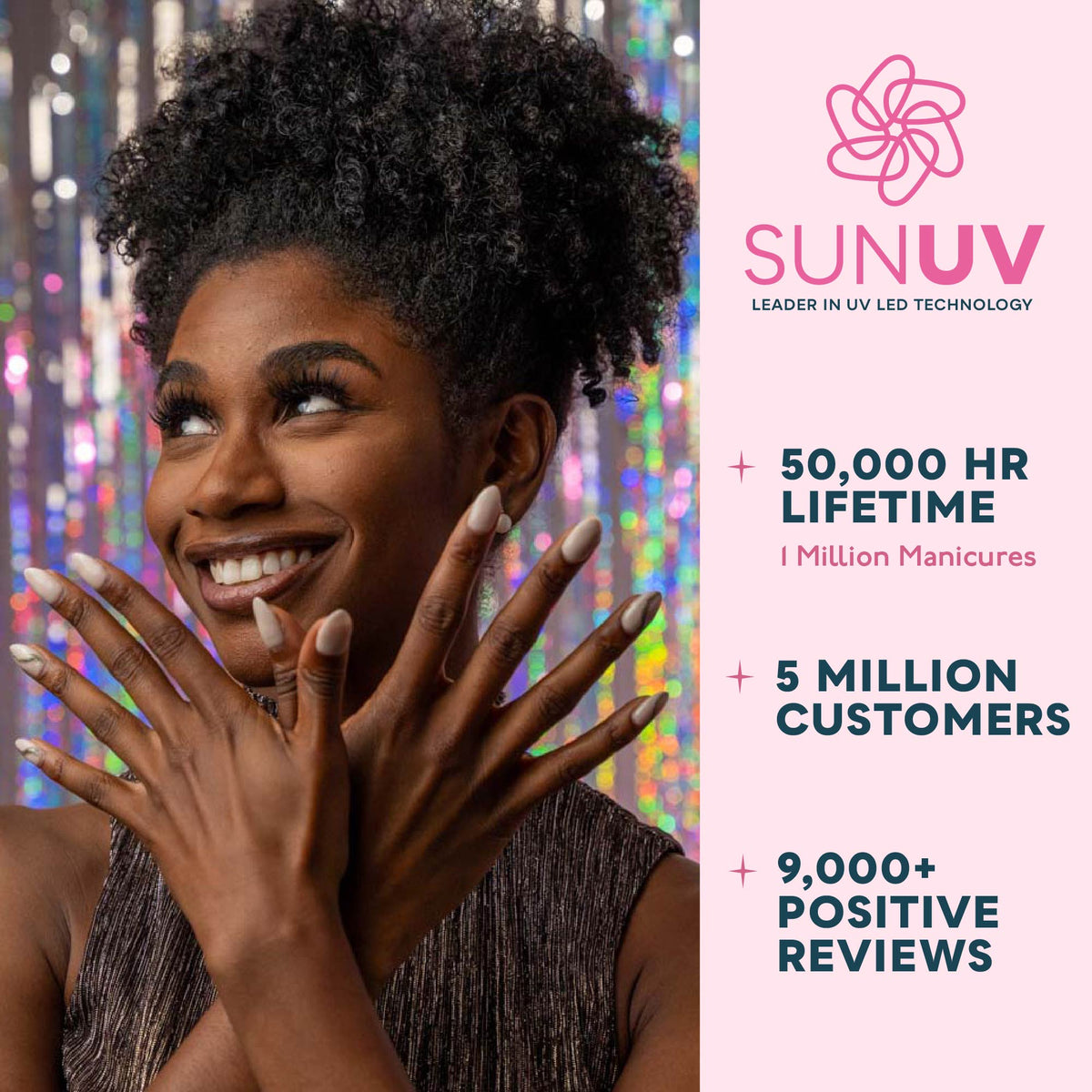 Experience Effortless Nail Curing with Sun5 UV LED Nail Lamp - Portable ...